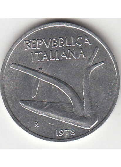 1978 Lire 10 Spiga Fior di Conio Italia